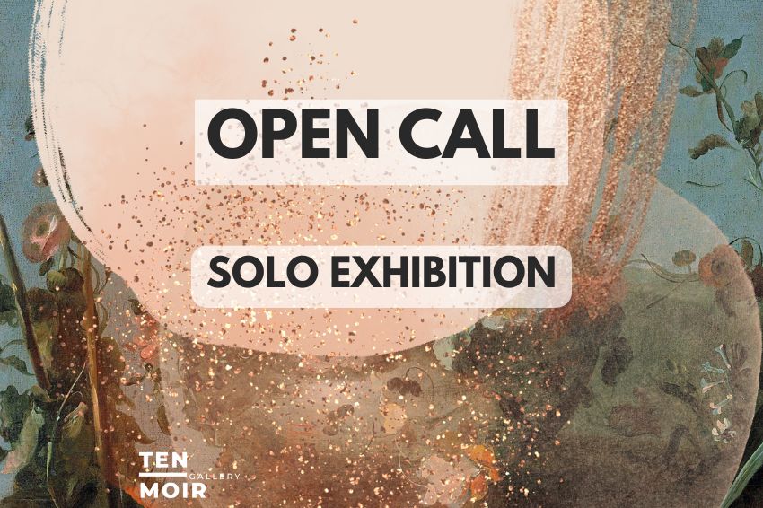 Open Call Solo Exhibtion over an abstract image