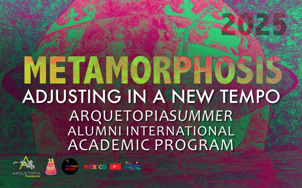 Poster with the words Metamorphesis Adjusting to a new tempo