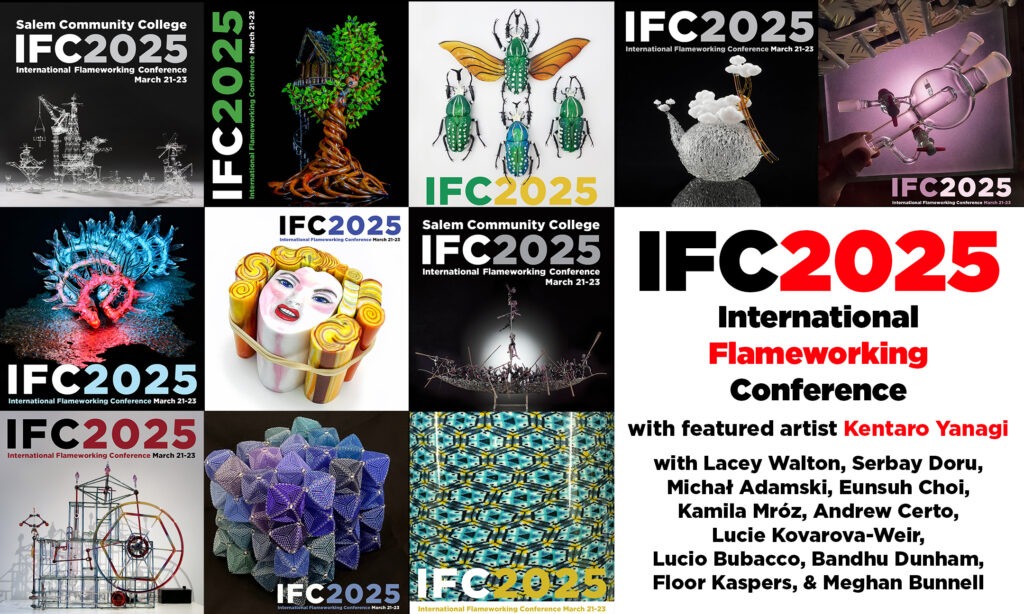 a poster for the ifc 2055 international flameworking conference