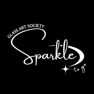 sparkle to go logo white text on black