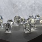 clear glass objects on a table